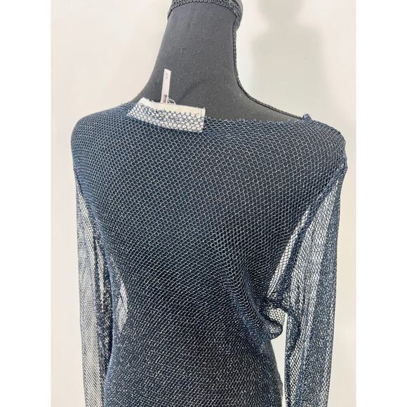 FP Jen's Pirate Booty Westminster Net Maxi Dress in Navy Medium Pullover Beach - Picture 5 of 5